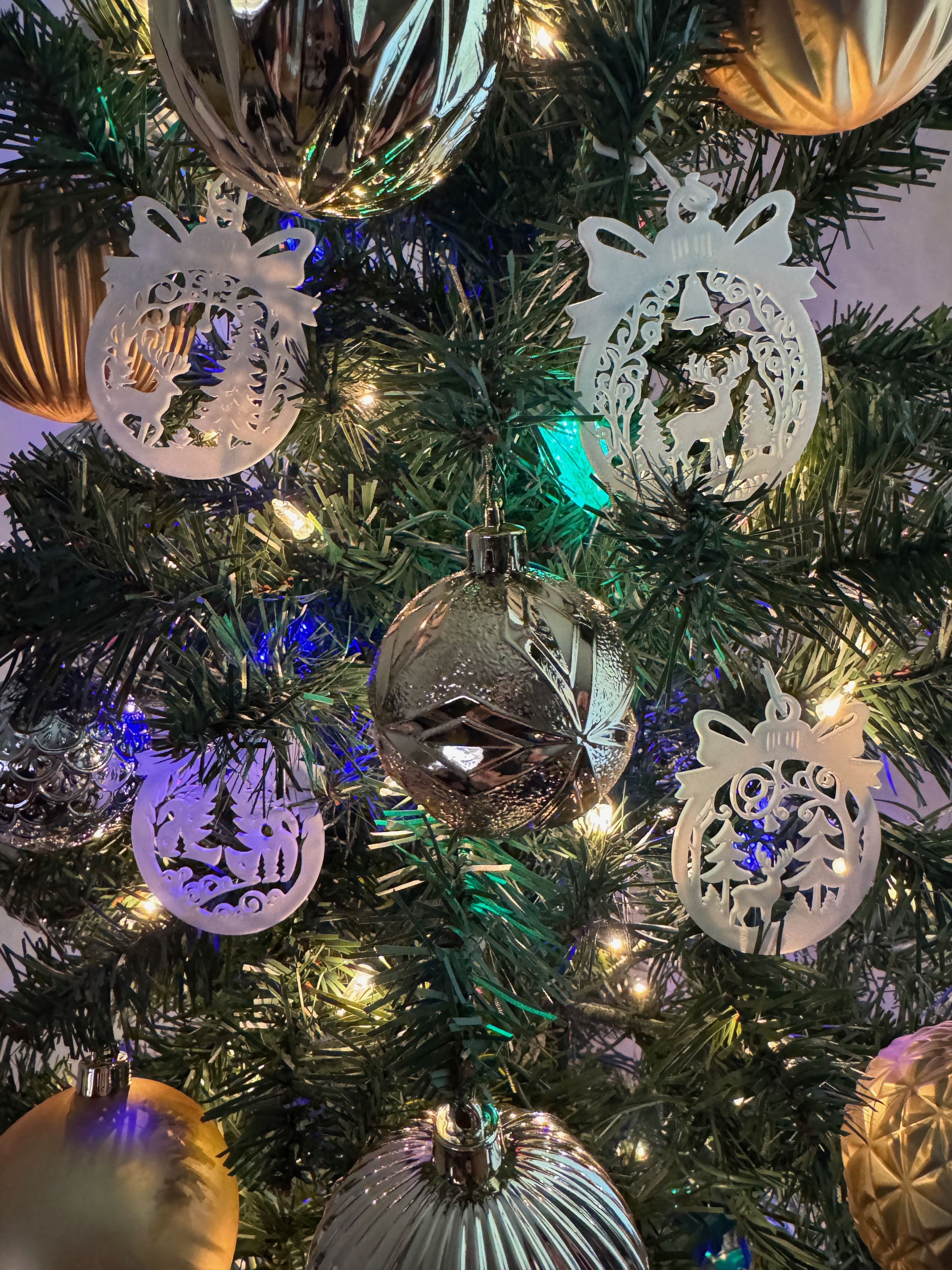 Christmas Ornaments Flat Pack 5
